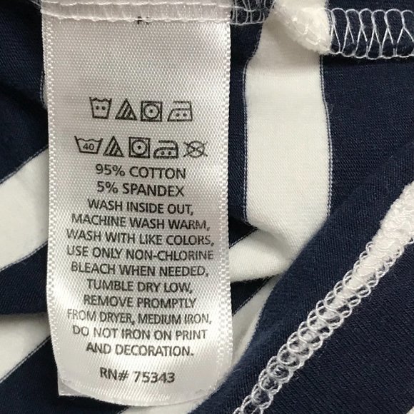 Jillian's Closet Gold Sequin Anchor Striped Sleeveless‎ Dress Girls Size 6X Navy - Picture 6 of 9